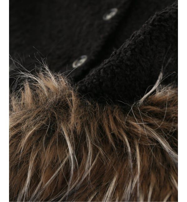 U by SPICK&SPAN「PROVOKE/プロヴォーク transform fake fur knit」|ストール|