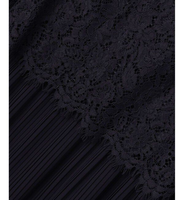 ANY SIS「【Lily Calin】レース&times;プリーツコンビ ドレス」|ドレス|