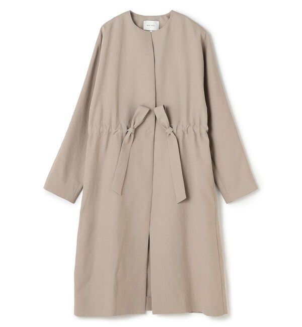 BEIGE,「【ロングセラー・新色追加】PORDIC / ドロスト付きロングスプリングコート」|その他|