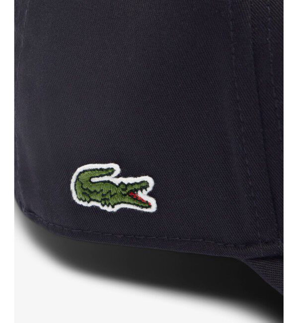 LACOSTE「3Dロゴ刺繍 ベースボールキャップ」|キャップ・キャスケット|