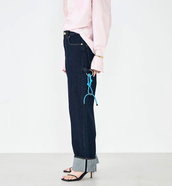 Rie Miller「【RM denim】45th limited editionﾛｰﾙｱｯﾌﾟｽﾄﾚｰﾄﾃﾞﾆﾑ(ｾﾙﾋﾞｯﾁ)」|デニム|