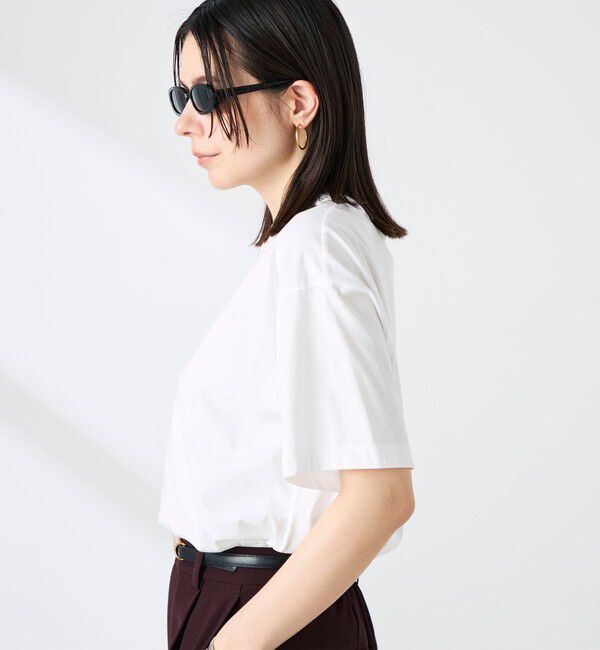 NOLLEY'S sophi「ウォッシャブル72/2超長綿オーバーサイズT」|Tシャツ・カットソー|