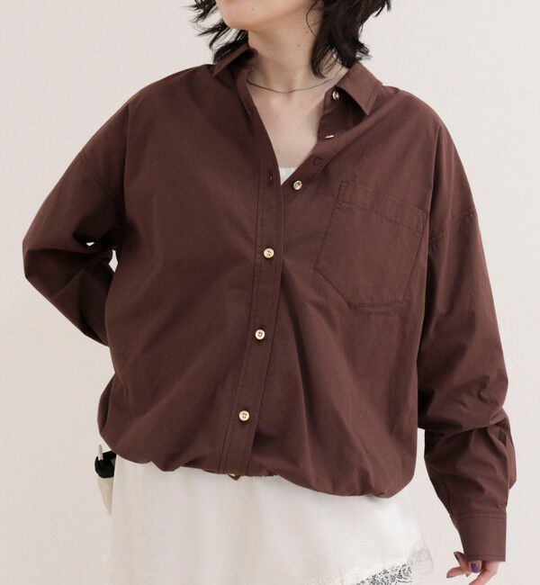 fredy emue「汗染み軽減加工シャツブルゾン」|シャツ・ブラウス|