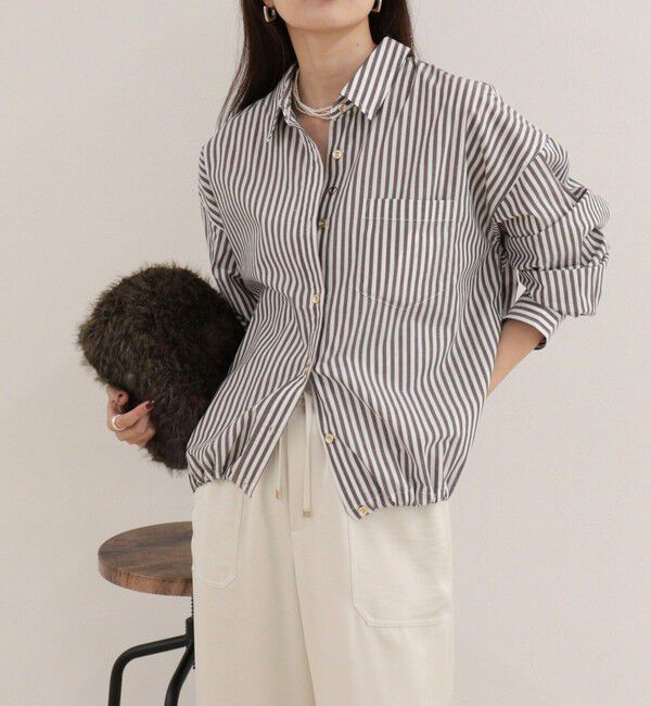 fredy emue「汗染み軽減加工シャツブルゾン」|シャツ・ブラウス|