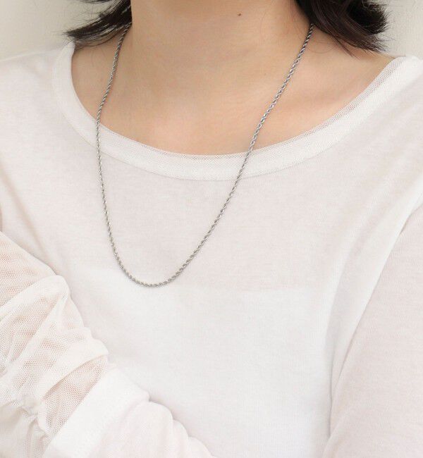 fredy emue「ステンレススクリューチェーンNLロング」|ネックレス|