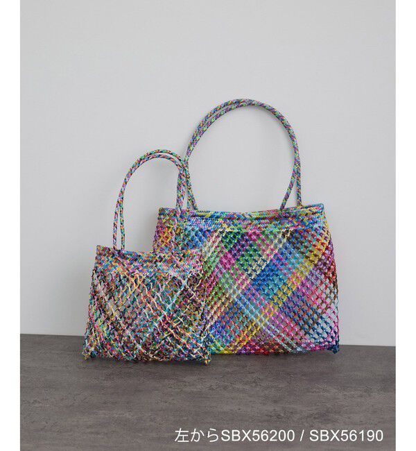 SALON adam et rope'「【Diminutivo（ディミヌティーボ）】合成パルマメッシュトートバッグS」|トートバッグ|
