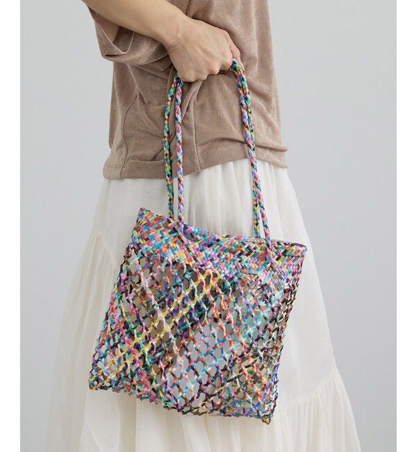 SALON adam et rope'「【Diminutivo（ディミヌティーボ）】合成パルマメッシュトートバッグS」|トートバッグ|