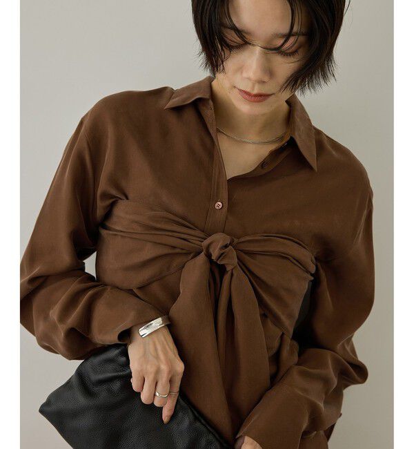 SALON adam et rope'「GENTLE SILK スカーフ / イージーケア」|バンダナ・スカーフ|