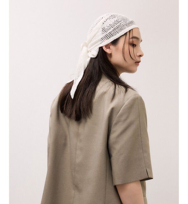 ADAM ET ROPE'「メッシュニットスカーフ」|バンダナ・スカーフ|