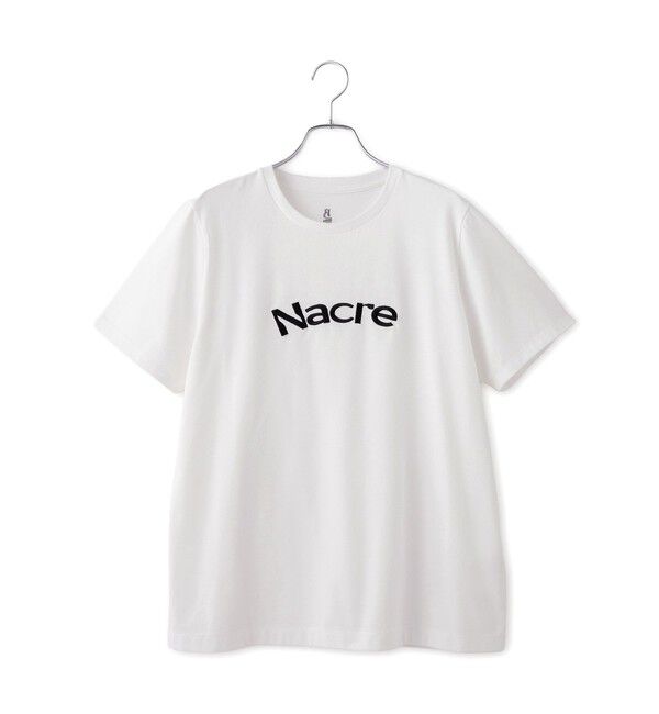 ADAM ET ROPE'「【WEB限定】クリーンタッチコットン刺しゅうロゴT」|Tシャツ・カットソー|