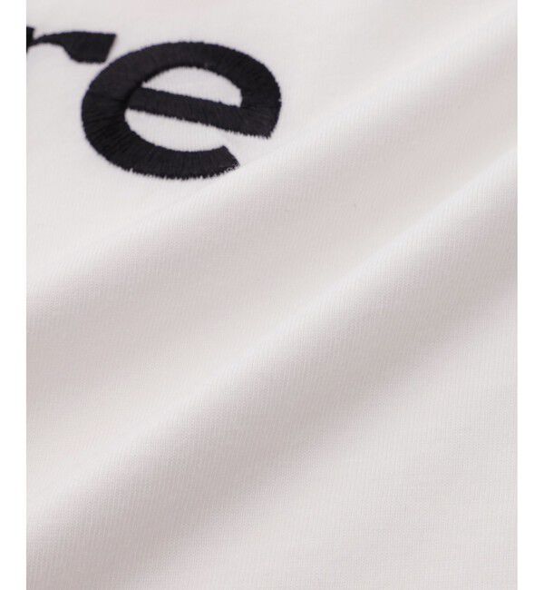 ADAM ET ROPE'「【WEB限定】クリーンタッチコットン刺しゅうロゴT」|Tシャツ・カットソー|