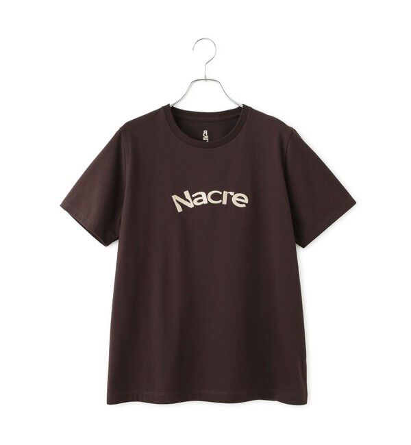ADAM ET ROPE'「【WEB限定】クリーンタッチコットン刺しゅうロゴT」|Tシャツ・カットソー|