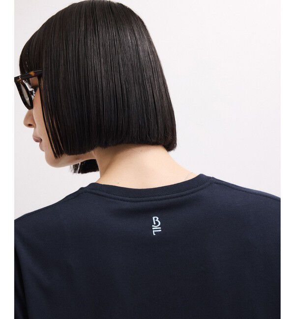 ADAM ET ROPE'「【WEB限定】クリーンタッチコットン刺しゅうロゴT」|Tシャツ・カットソー|
