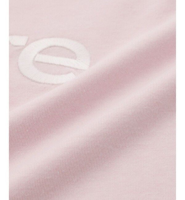 ADAM ET ROPE'「【WEB限定】クリーンタッチコットン刺しゅうロゴT」|Tシャツ・カットソー|