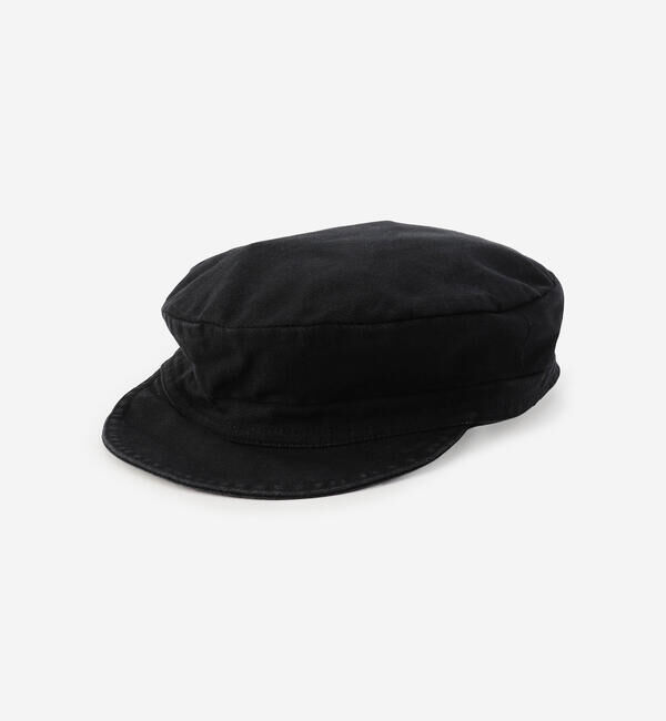  「VETRA | 〈別注〉ダンガリーツイル ワークキャップ UNISEX」|キャップ・キャスケット|BLACK