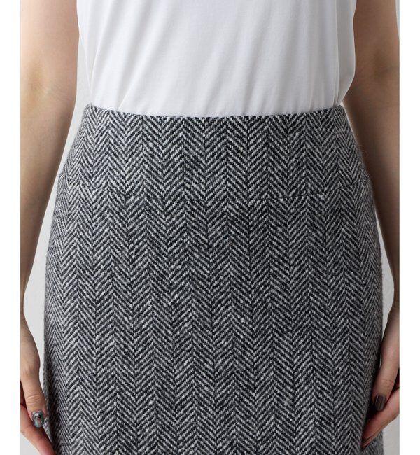  「【Drawing Numbers】クラシカルツィードミニスカート」|スカート|