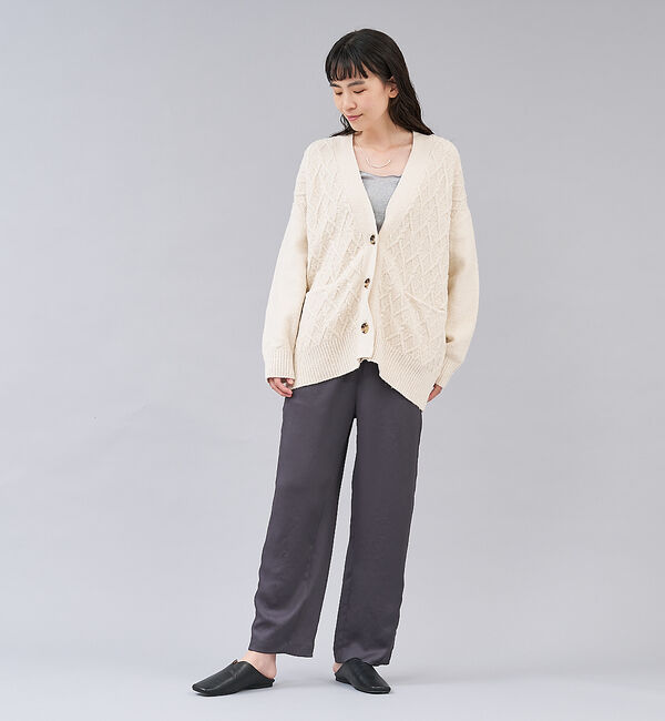 collex「【セットアップ対応】オーガニックコットンカーディガン」|カーディガン|