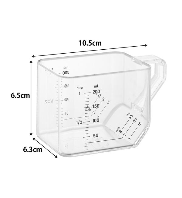 collex「【tower】大さじも量れる計量カップ 2WAY 計量 電子レンジ対応 食洗機対」|食器・キッチングッズ|