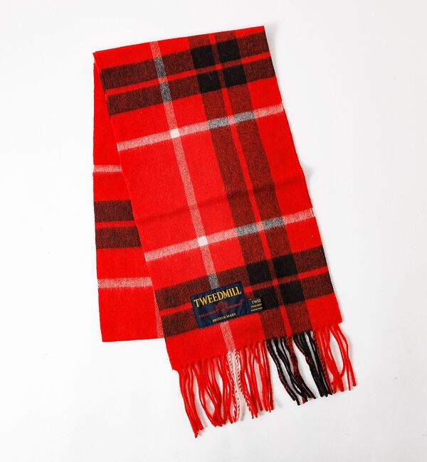 ABAHOUSE「【TWEEDMILL / ツイードミル】Lambswool Scarf / ラム」|マフラー|