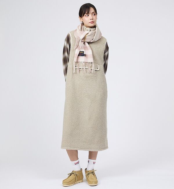 ABAHOUSE「【TWEEDMILL / ツイードミル】Lambswool Scarf / ラム」|マフラー|