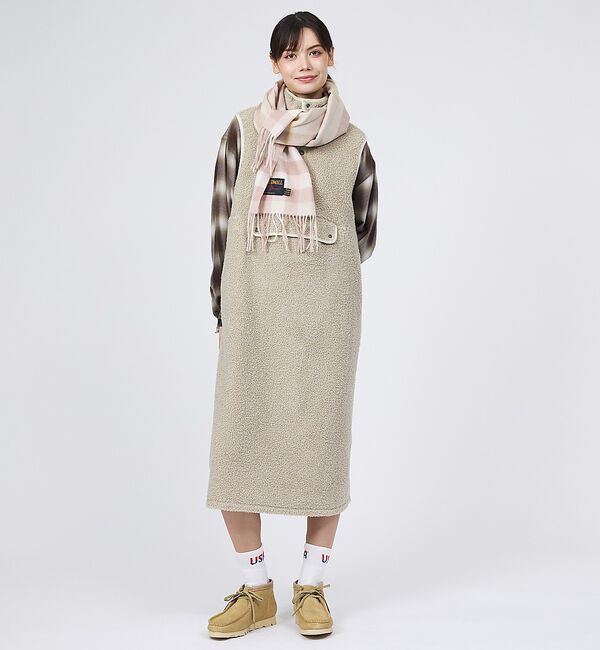 ABAHOUSE「【TWEEDMILL / ツイードミル】Lambswool Scarf / ラム」|マフラー|
