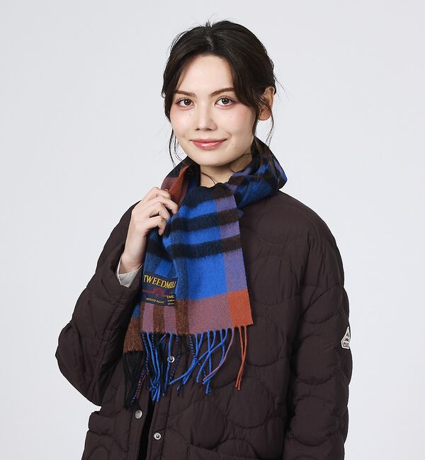 ABAHOUSE「【TWEEDMILL / ツイードミル】Lambswool Scarf / ラム」|マフラー|