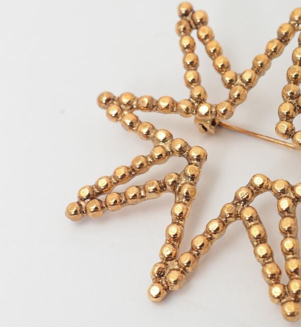 TIARA「【ADER.bijoux/アデルビジュー】CUTSTEEL star brooch」|ブローチ・コサージュ|