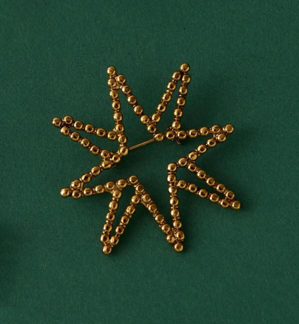 TIARA「【ADER.bijoux/アデルビジュー】CUTSTEEL star brooch」|ブローチ・コサージュ|