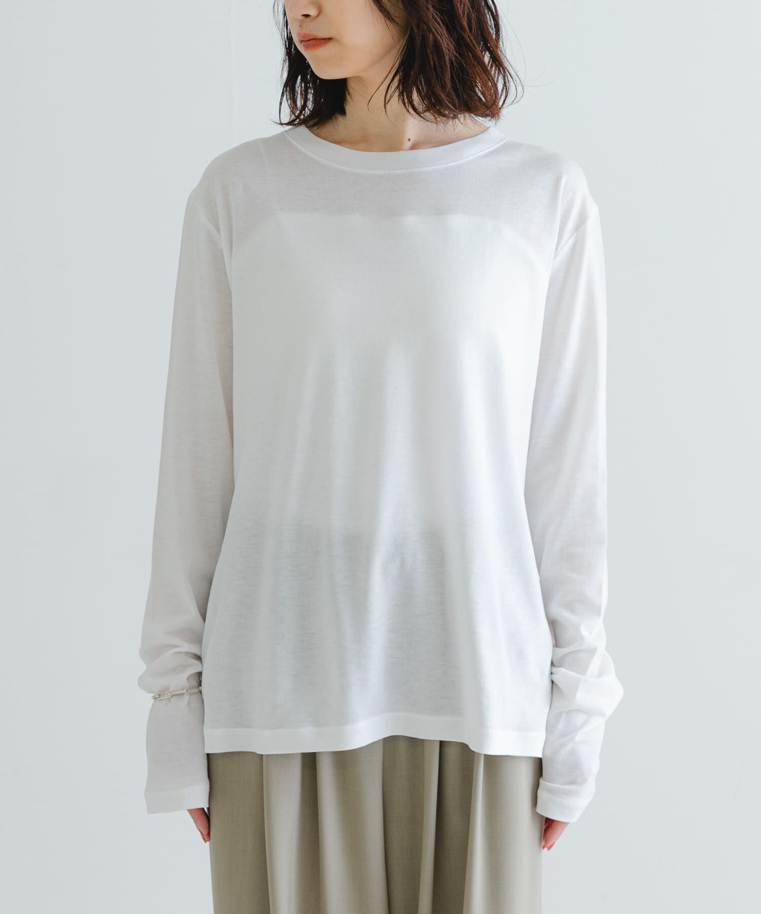 URBAN RESEARCH「HAKUJI　Cellulose cotton Long-Sleeve Pullover」|Tシャツ・カットソー|