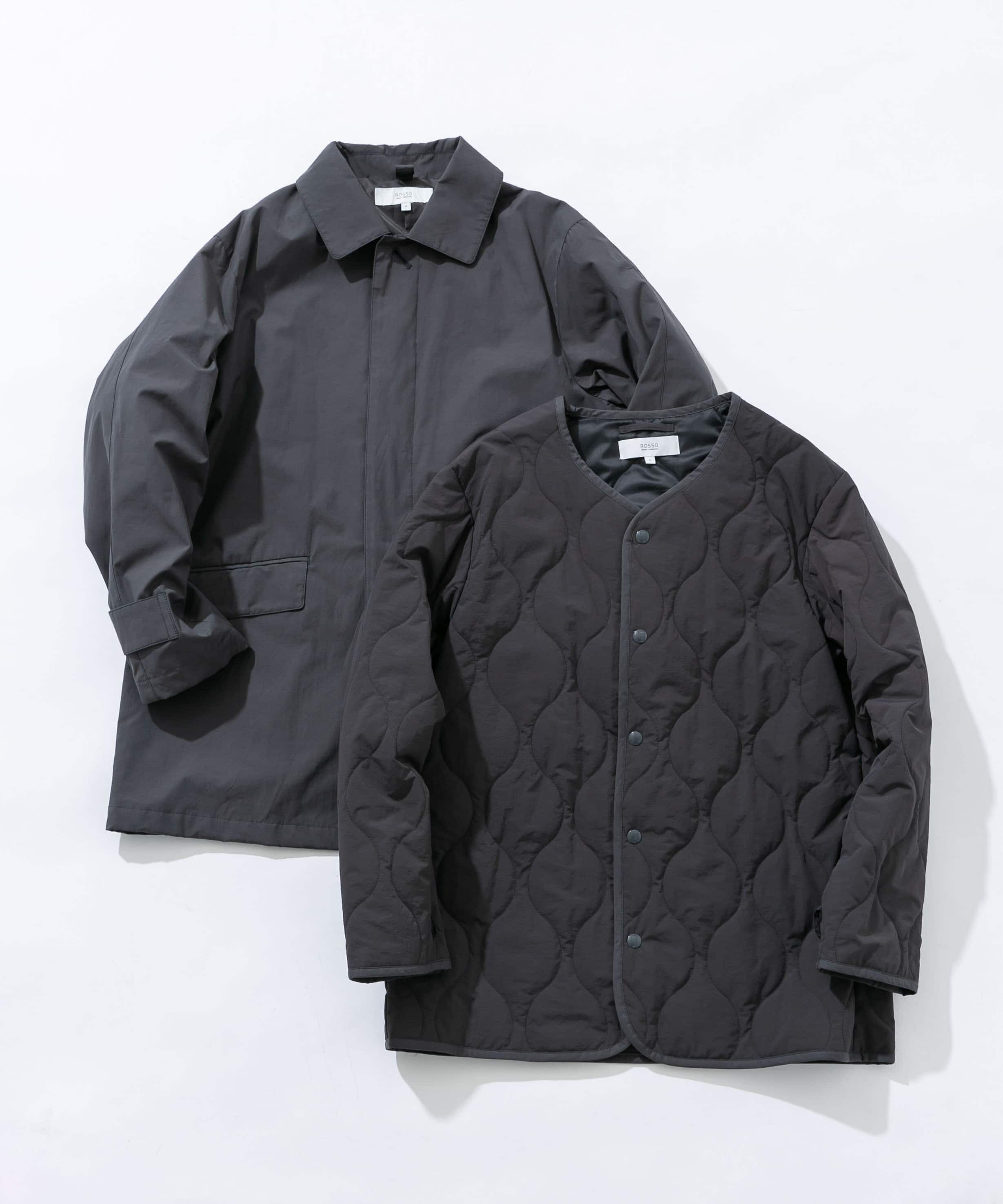 URBAN RESEARCH ROSSO「3WAYステンカラーハーフコート ライナーセット」|ステンカラーコート|