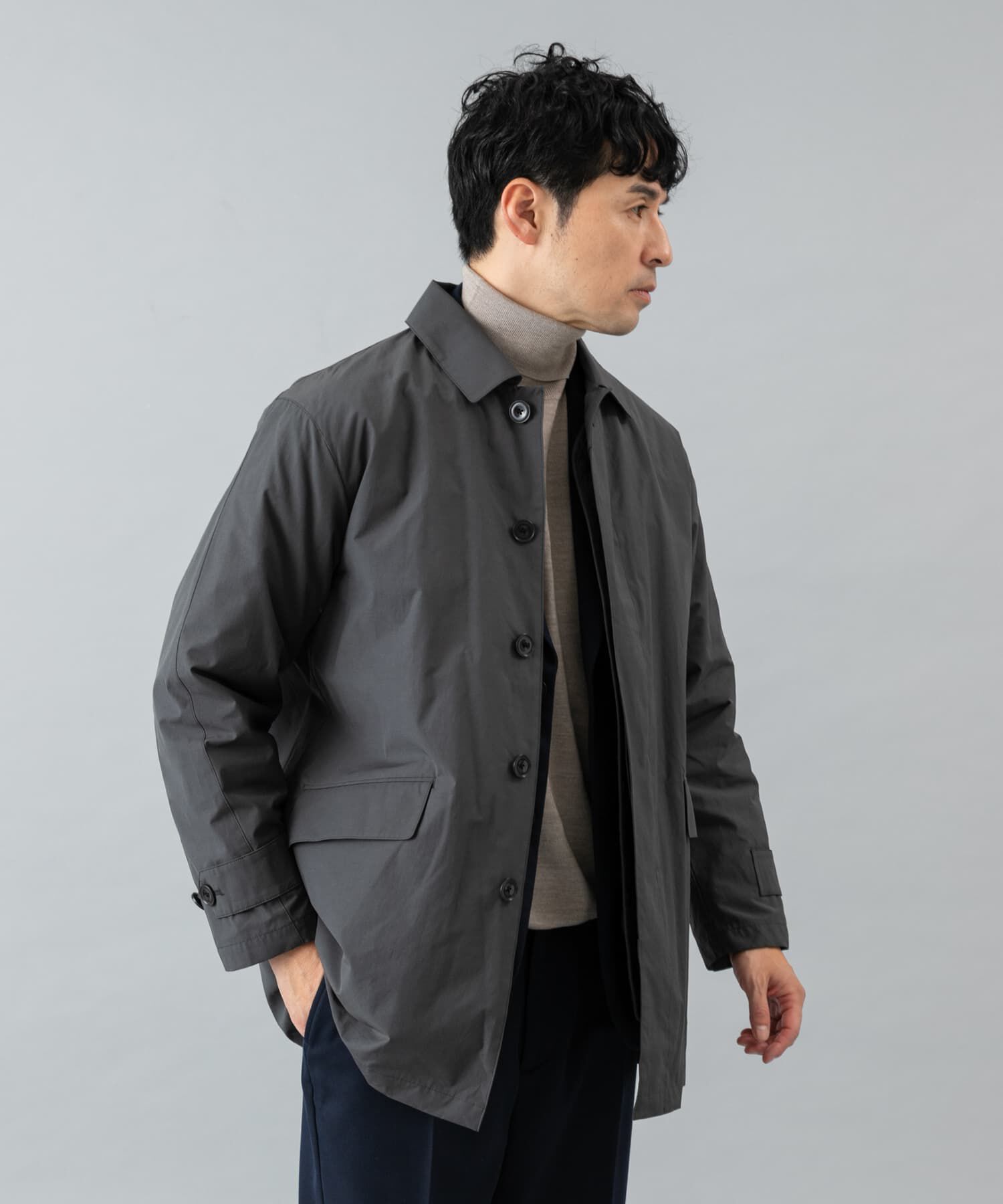 URBAN RESEARCH ROSSO「3WAYステンカラーハーフコート ライナーセット」|ステンカラーコート|