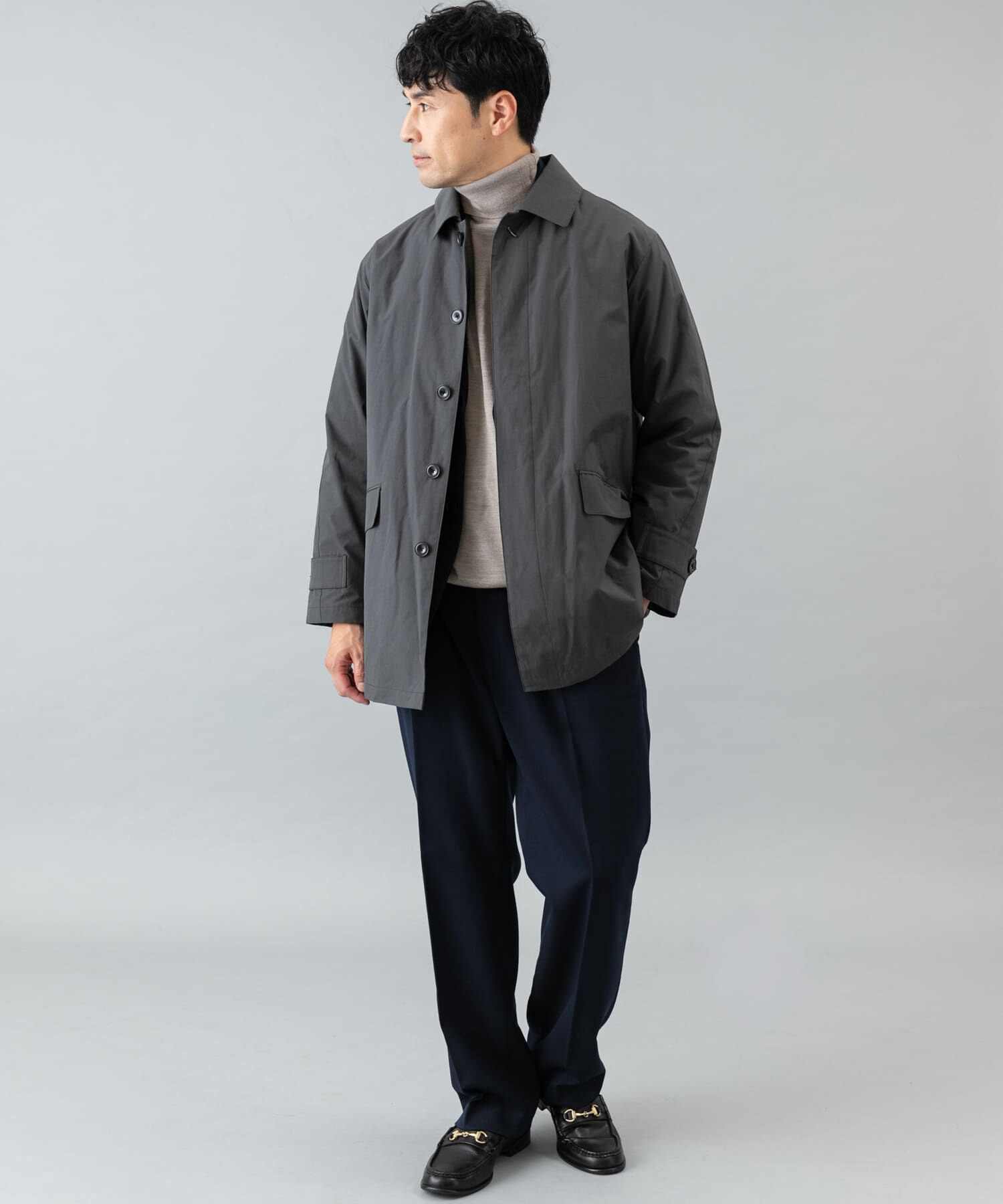 URBAN RESEARCH ROSSO「3WAYステンカラーハーフコート ライナーセット」|ステンカラーコート|