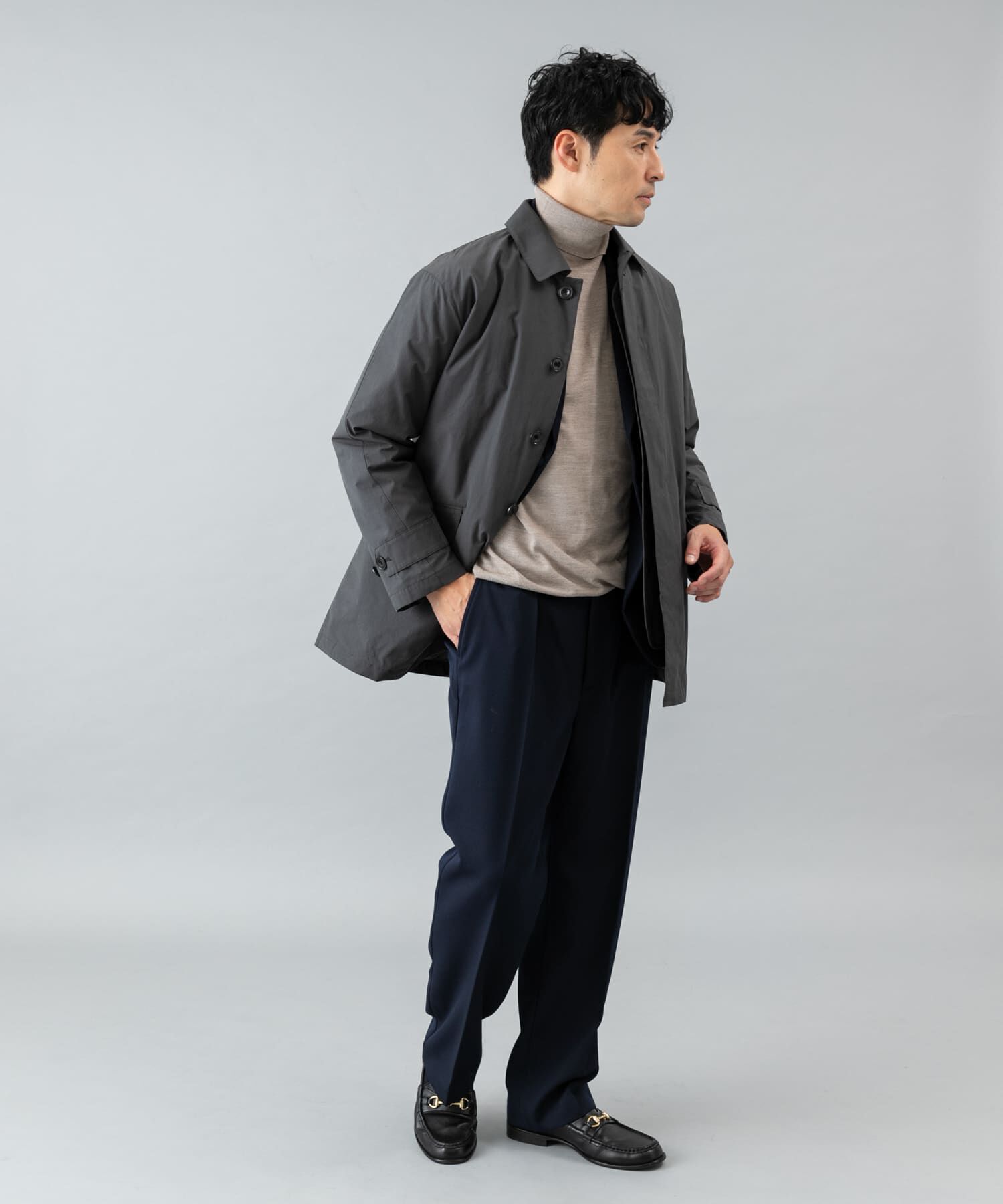 URBAN RESEARCH ROSSO「3WAYステンカラーハーフコート ライナーセット」|ステンカラーコート|