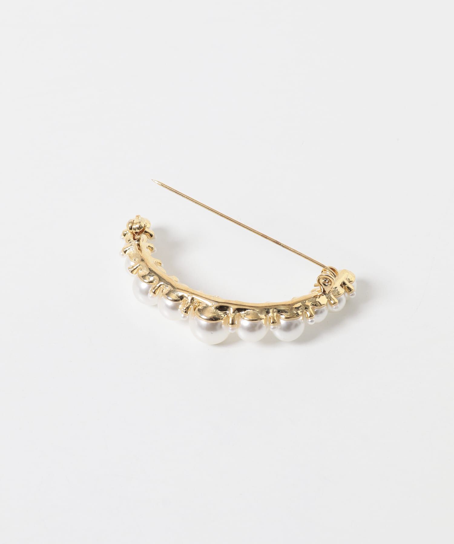 URBAN RESEARCH「decor『デコール』　Broach curve pearl」|ブローチ・コサージュ|
