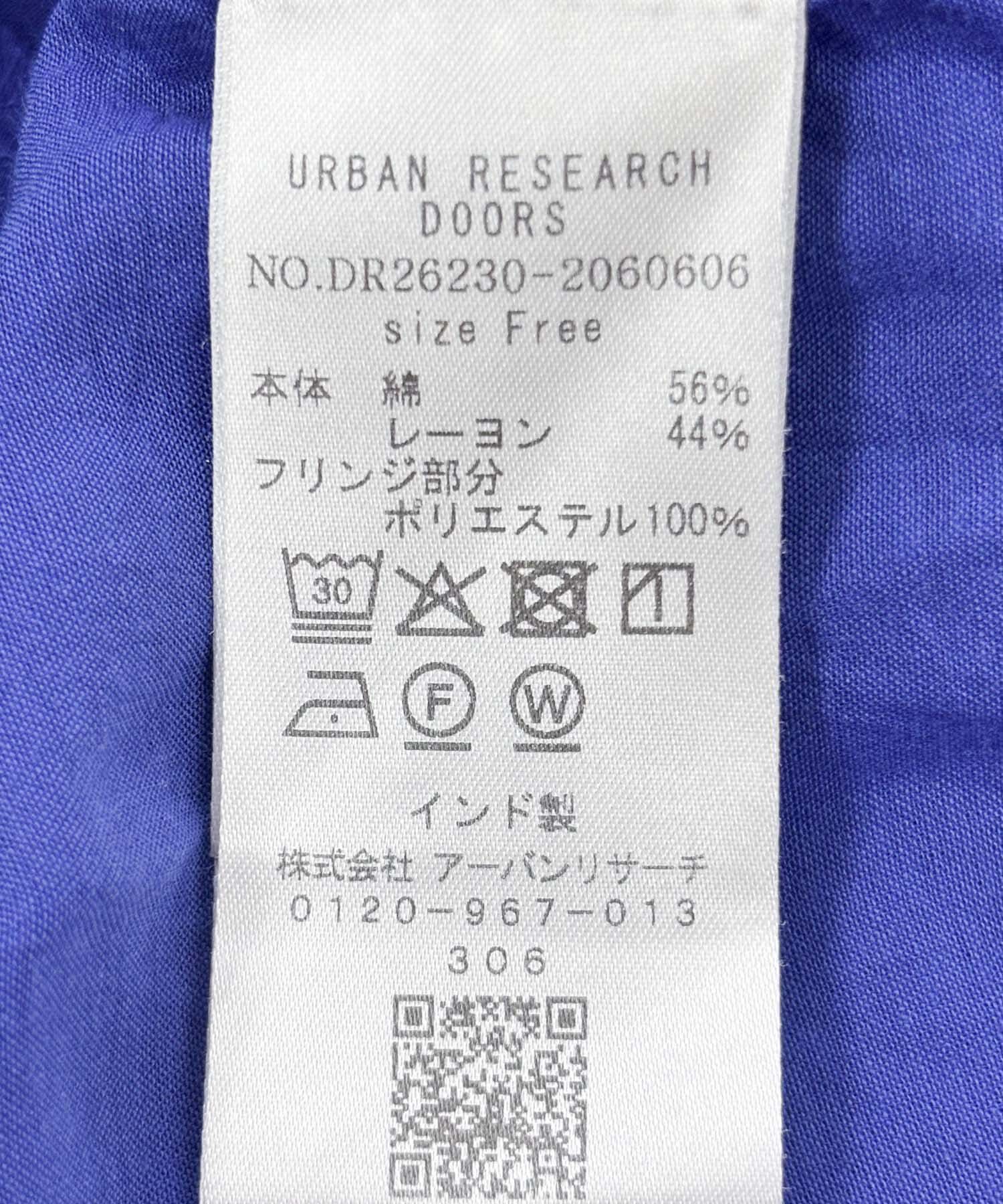 URBAN RESEARCH DOORS「ピンタックギャザーワンピース」|ワンピース|