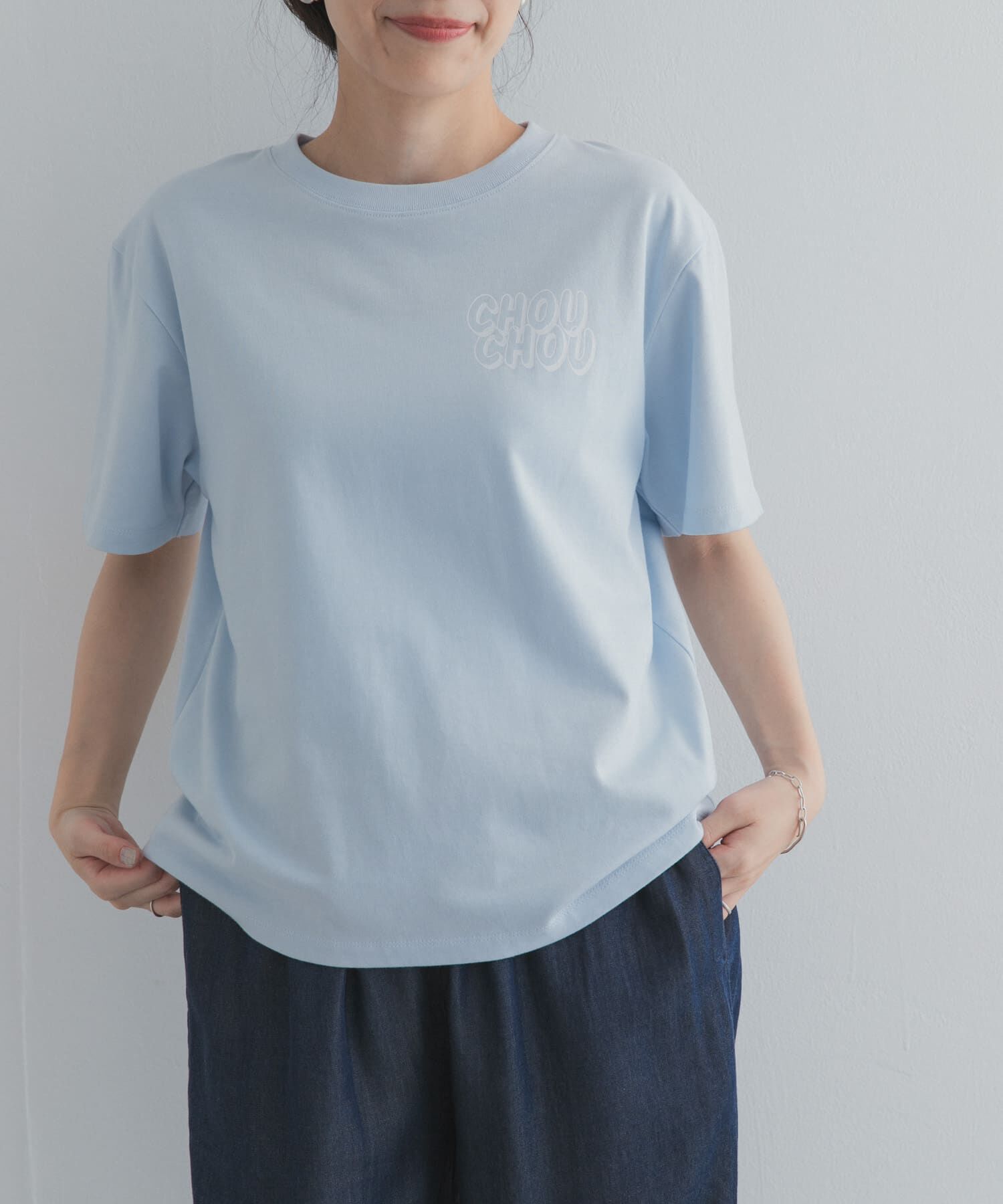 URBAN RESEARCH DOORS「Grow Organic ポイントロゴプリントTシャツ」|Tシャツ・カットソー|