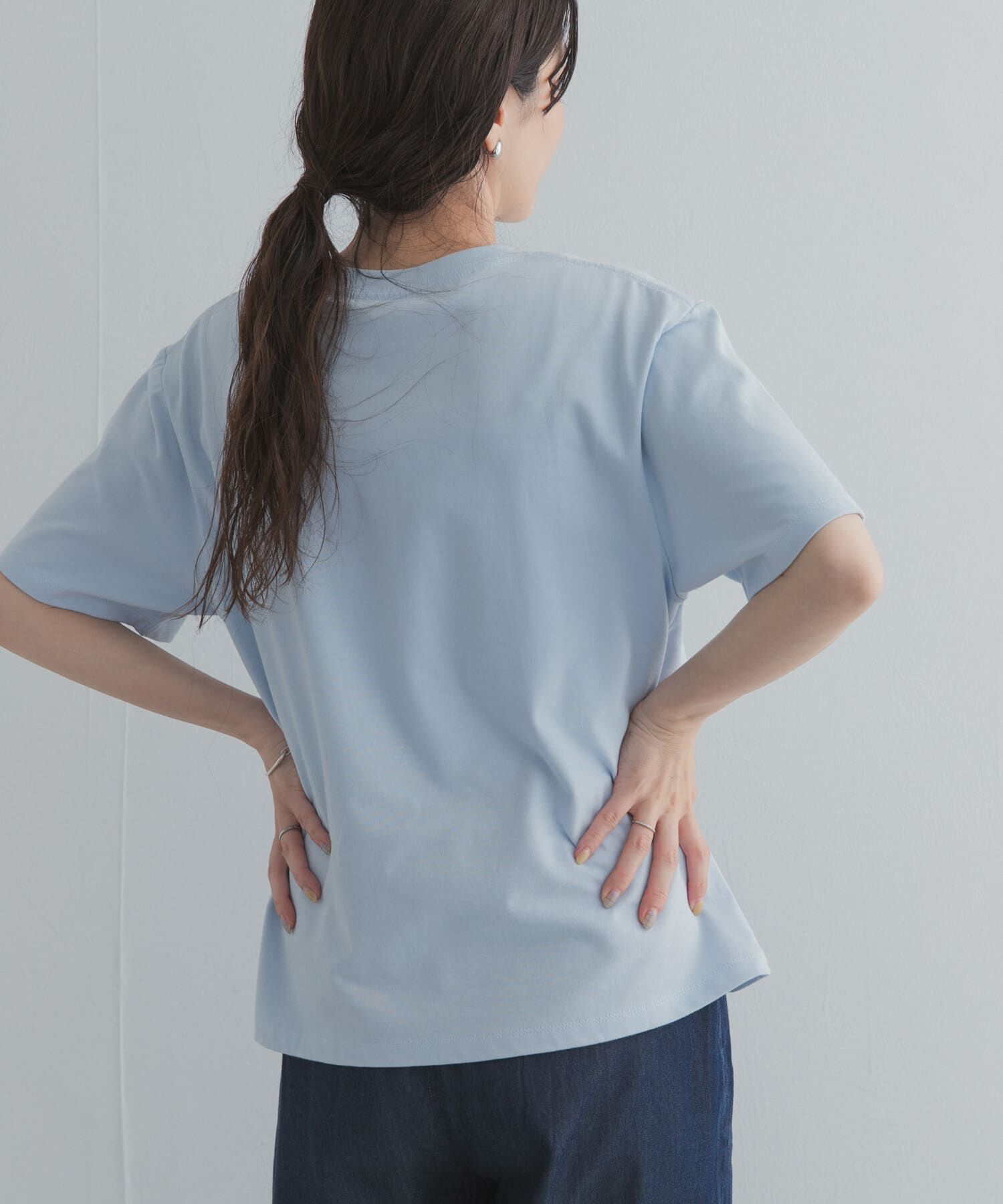 URBAN RESEARCH DOORS「Grow Organic ポイントロゴプリントTシャツ」|Tシャツ・カットソー|