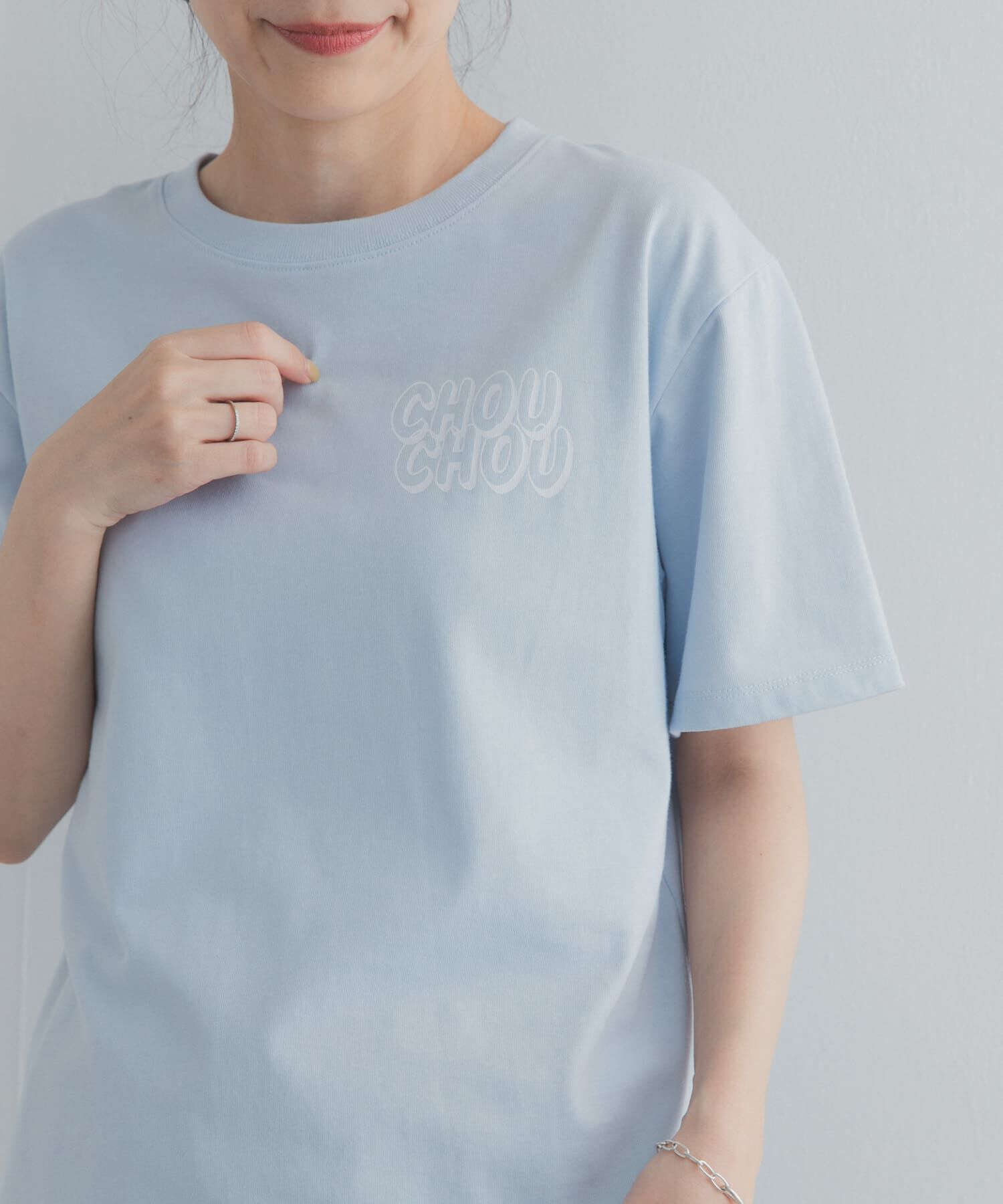 URBAN RESEARCH DOORS「Grow Organic ポイントロゴプリントTシャツ」|Tシャツ・カットソー|