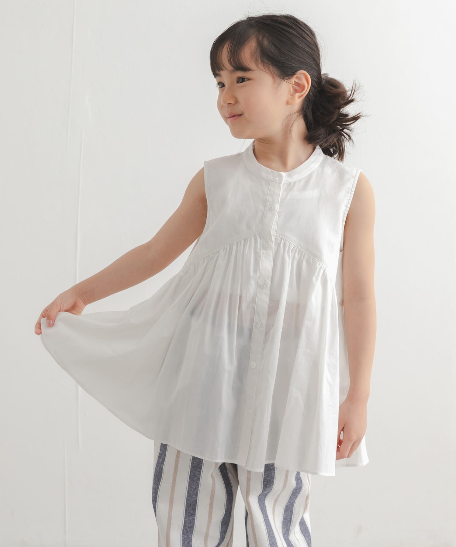 URBAN RESEARCH DOORS「『親子リンク』コットンボイル切替ブラウス(KIDS)」|その他|