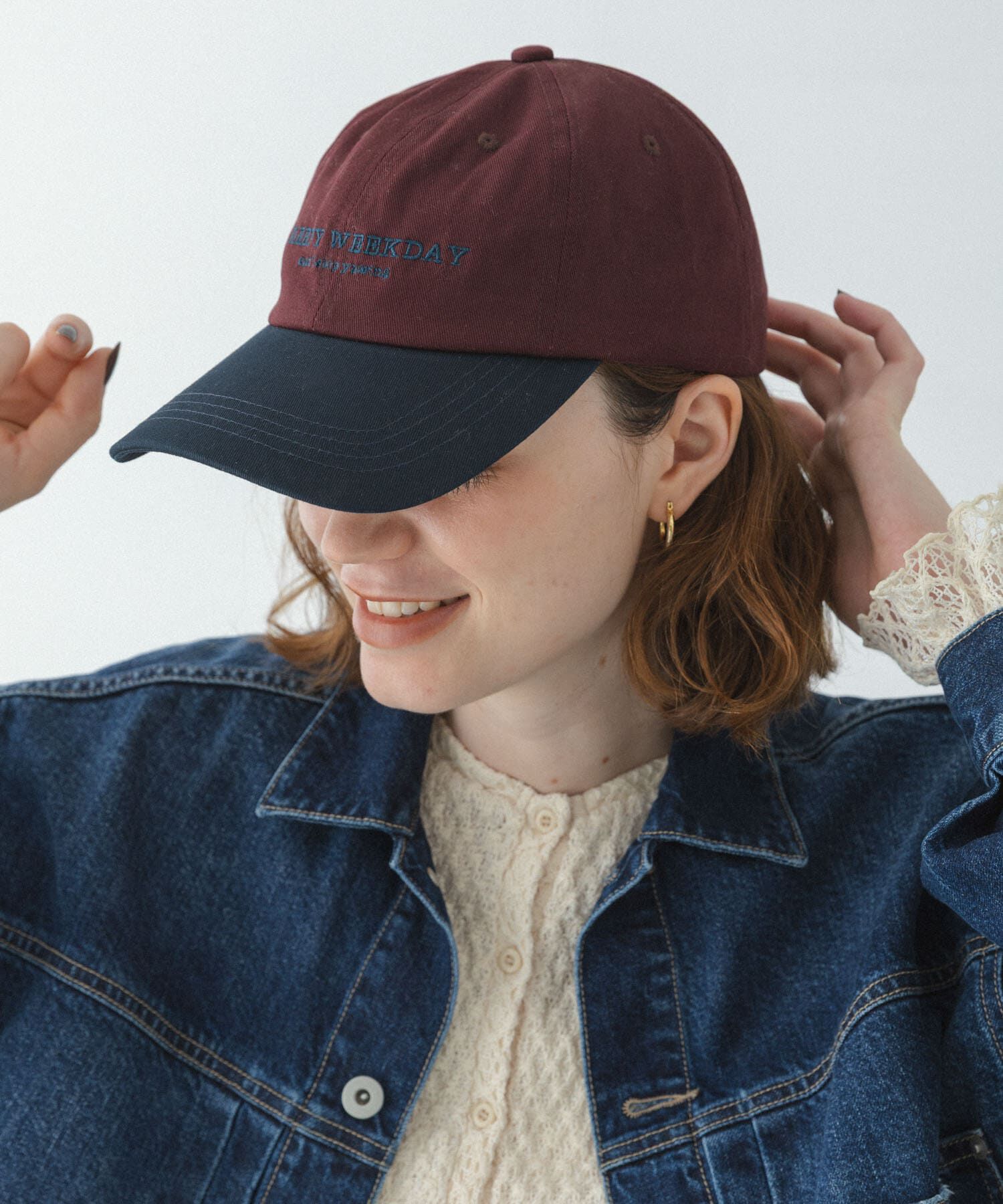 Sonny Label 「SLEEPY WEEKDAY CAP」|キャップ・キャスケット|ボルドー