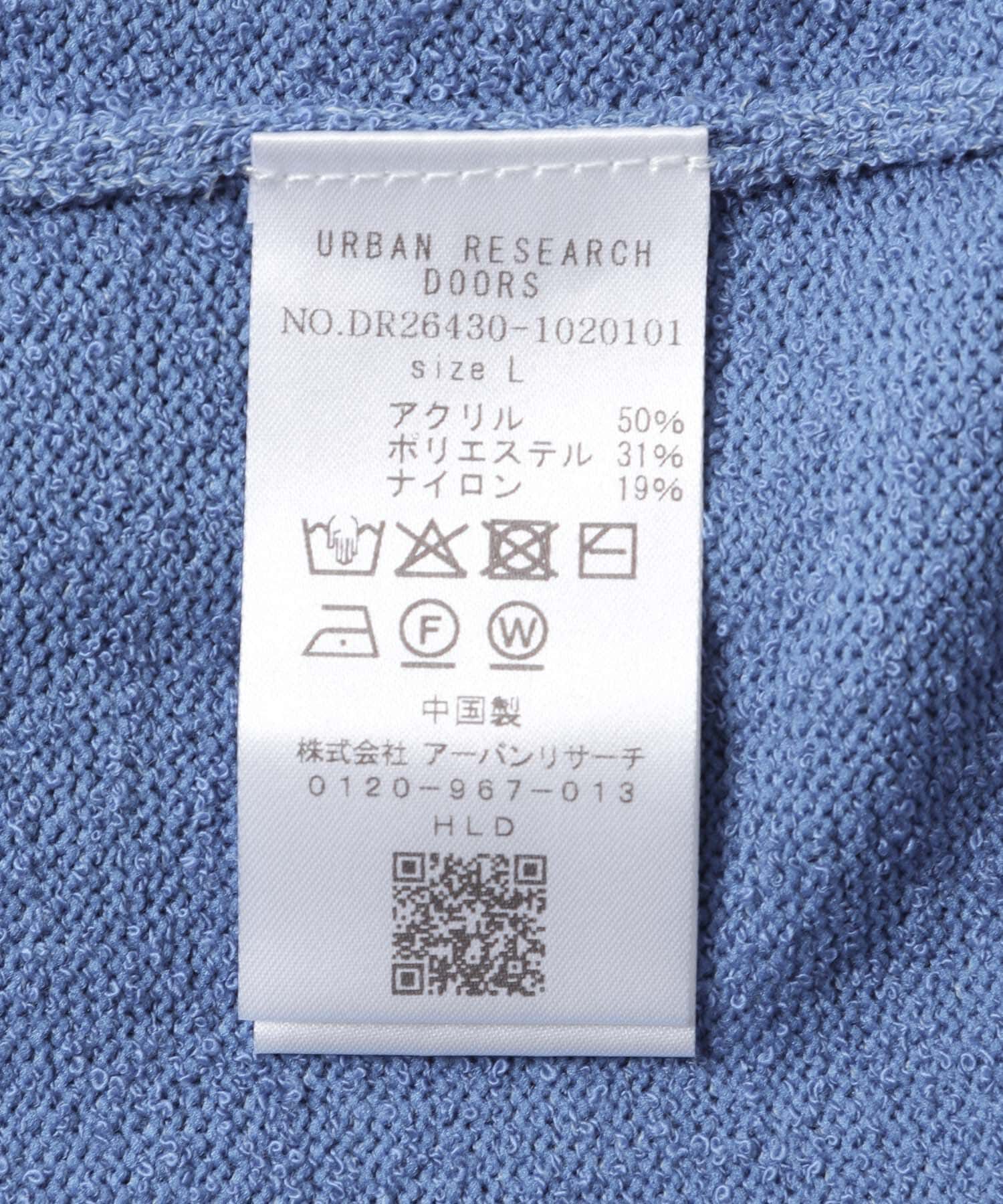 URBAN RESEARCH DOORS「ミニブークレ クルーネックニット」|ニット・セーター|