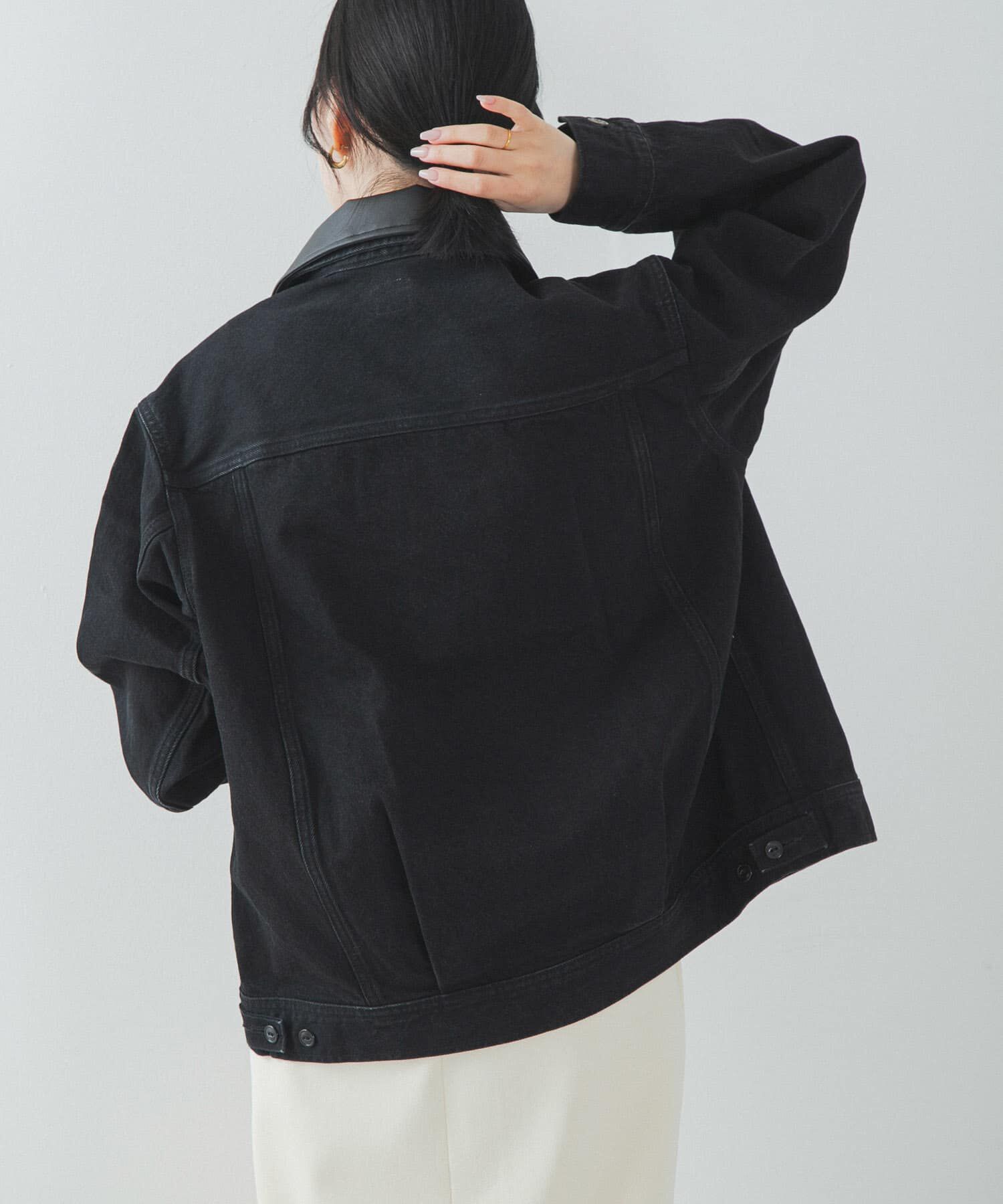 URBAN RESEARCH ROSSO「『別注』Lee&times;ROSSO　2WAY COLLAR JACKET」|デニムジャケット|
