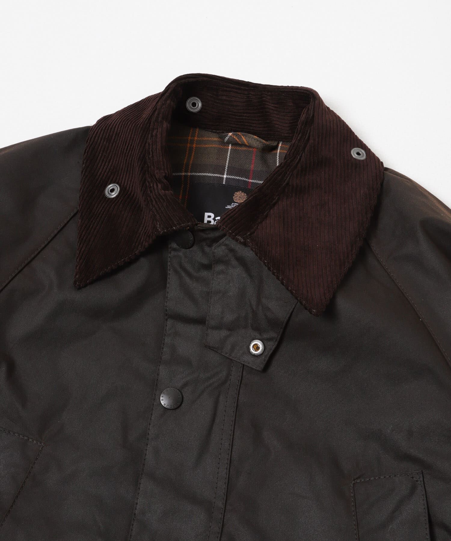 URBAN RESEARCH「Barbour　OS BEDALE WAX JACKET」|ノーカラーコート|