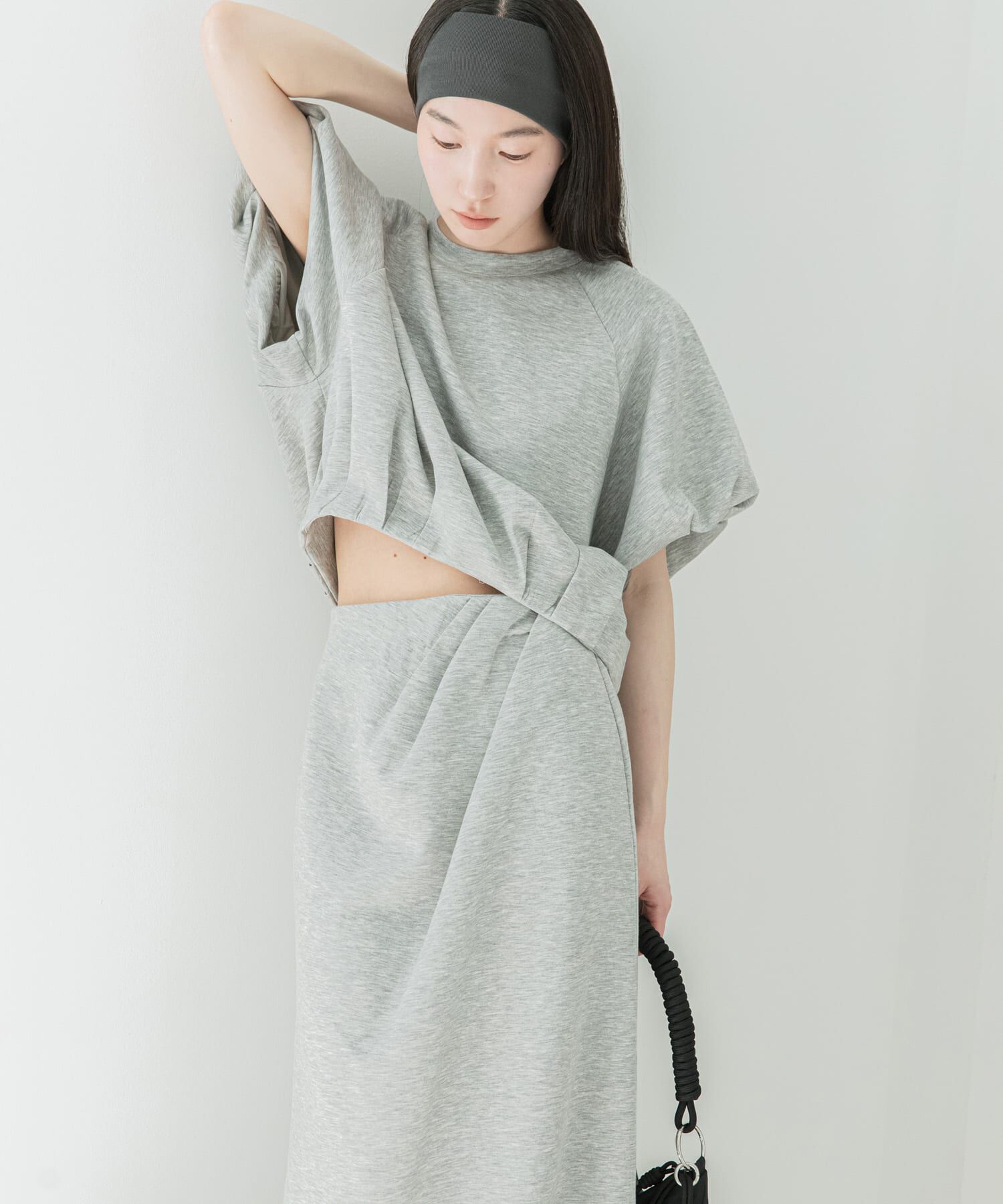 SENSE OF PLACE by URBAN RESEARCH「『撥水』SKINProof 撥水ドレープスカート」|スカート|