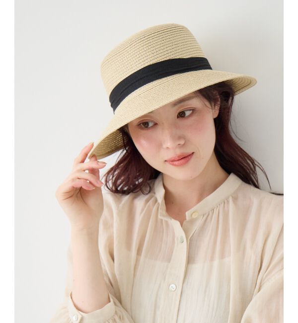  「《WEB限定アイテム》ペーパーリボンハット」|ハット|