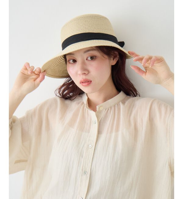  「《WEB限定アイテム》ペーパーリボンハット」|ハット|
