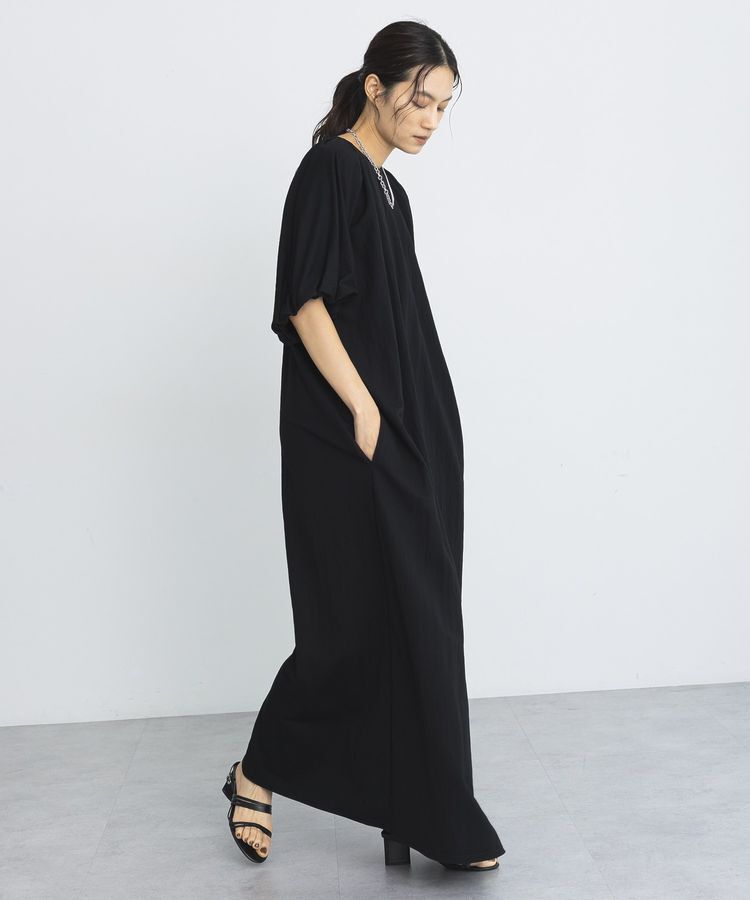 GARAGE OF GOOD CLOTHING「【日本製】ビンテージライクスムースギャザーワンピース」|ワンピース|