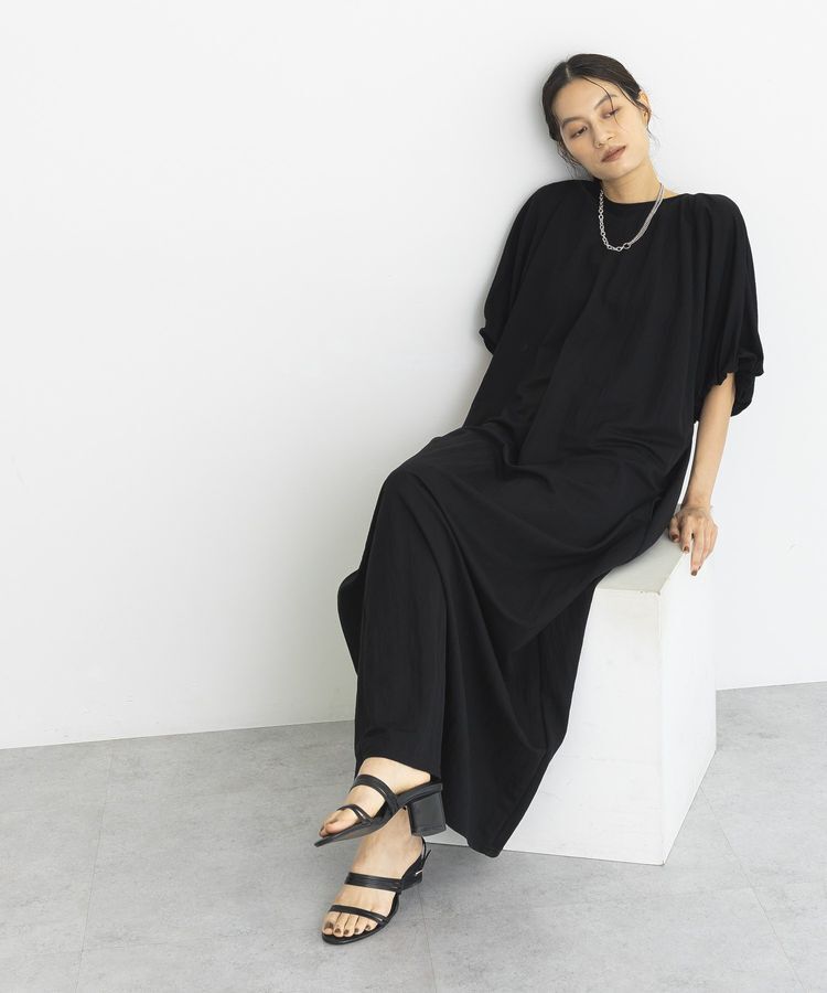 GARAGE OF GOOD CLOTHING「【日本製】ビンテージライクスムースギャザーワンピース」|ワンピース|