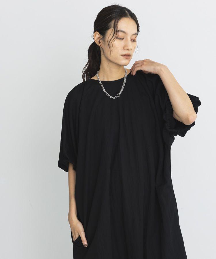 GARAGE OF GOOD CLOTHING「【日本製】ビンテージライクスムースギャザーワンピース」|ワンピース|