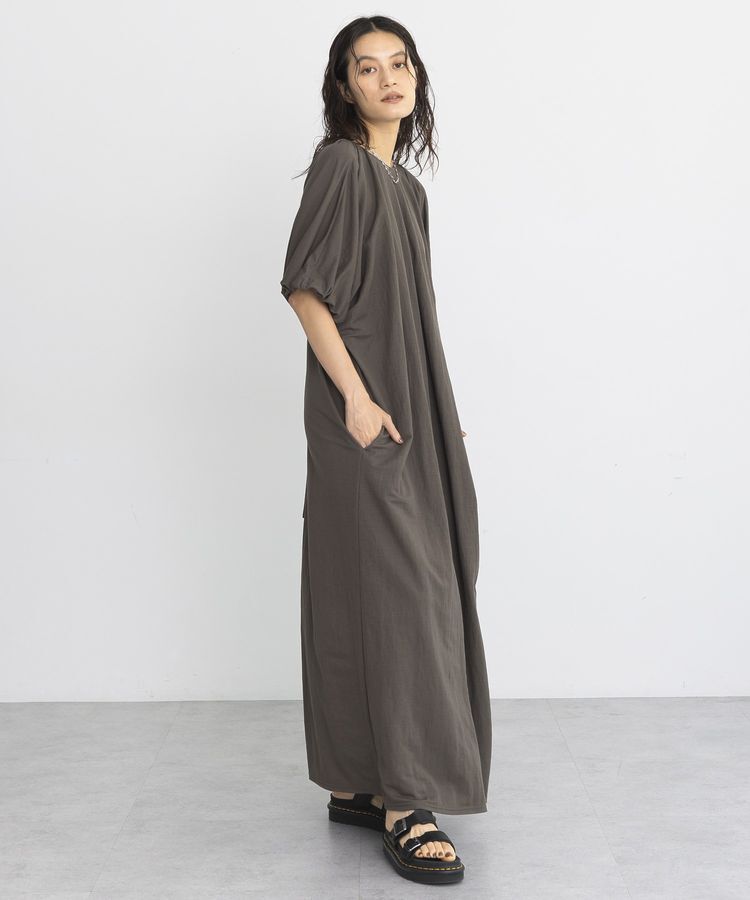 GARAGE OF GOOD CLOTHING「【日本製】ビンテージライクスムースギャザーワンピース」|ワンピース|